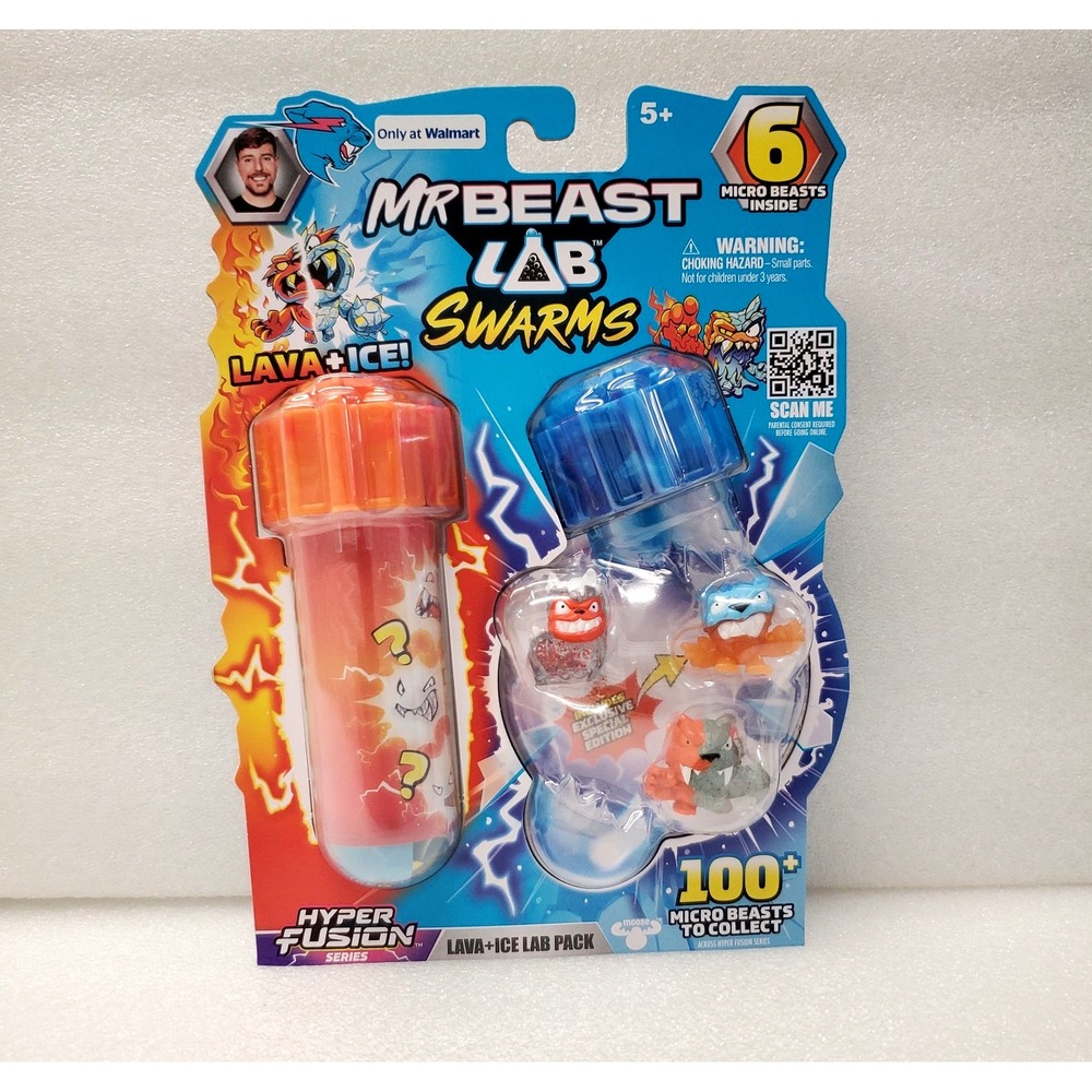 MrBeast Lab Swarms Hyper Fusion Series Lava & Ice Lab Pack